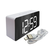 ساعت رومیزی و دماسنج دیجیتال الارم دار و usb دار مدل اینه ای