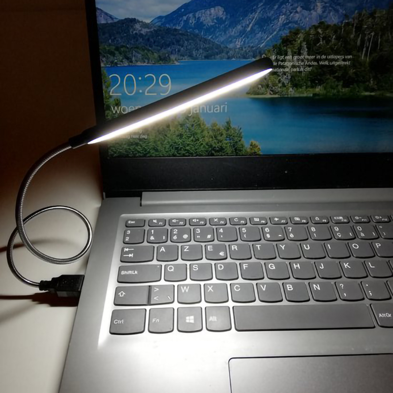 چراغ مطالعه خرطومی USB LED یو اس بی ال ای دی لپ تاپ و غیره