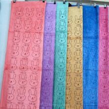 حوله حمام و استخر طرح خرگوش سایز 140×70 سانتی متر