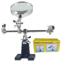 گیره مونتاژ مدل TE-805 به همراه ذره بین