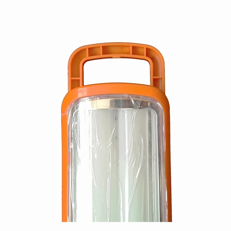 چراغ اضطراری شارژی فانوسی 80 smd جدید و پایه دار 220 ولت (رنگ نارنجی یا سبز)